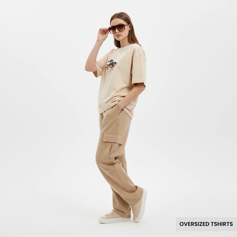 CLACS Horse – Minimal Motion Oversized T Shirts