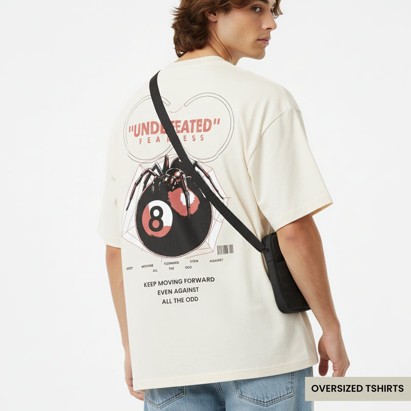 Undefeated Fearless Spider Oversized T Shirts