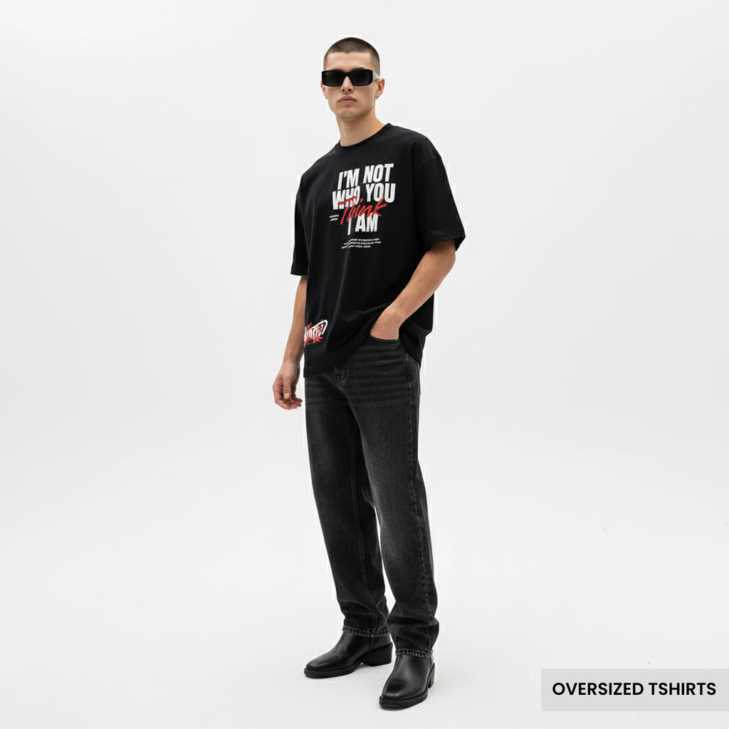 Unlimited Identity Oversized T Shirts