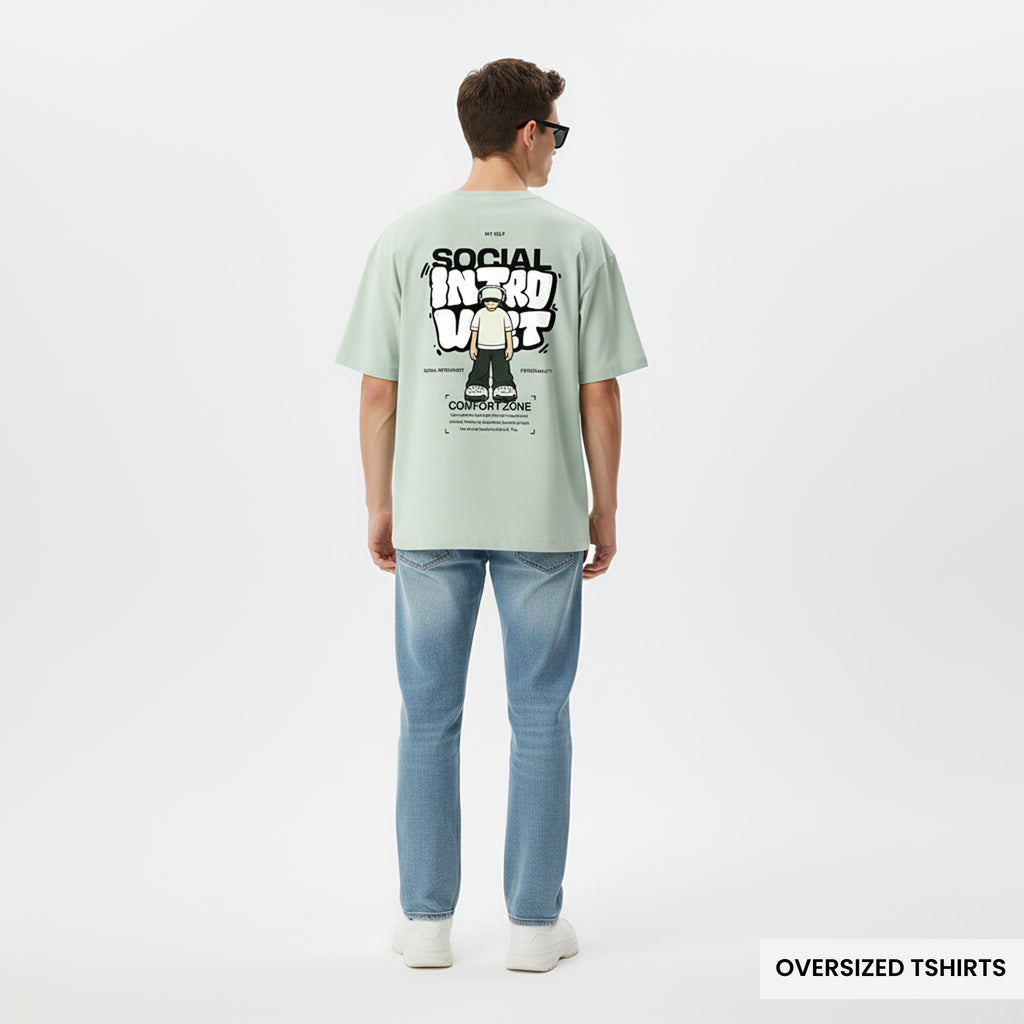 Social Introvert – Comfort Zone Edition Oversized T Shirts
