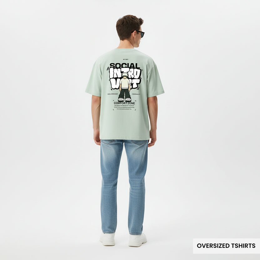 Social Introvert – Comfort Zone Edition Oversized T Shirts