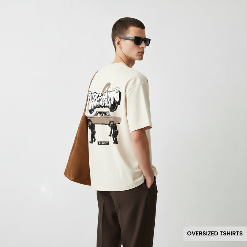 War On Drugs - Vintage Car Oversized T Shirts