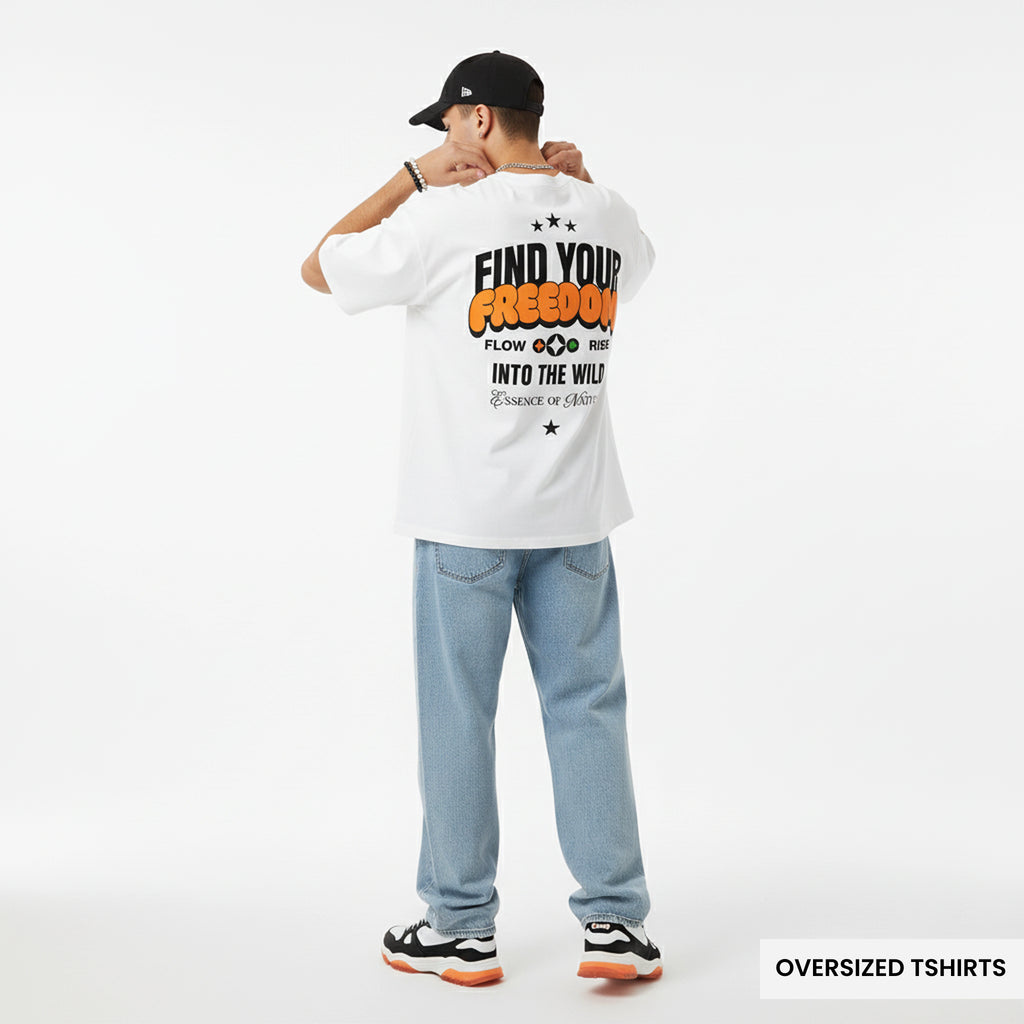 Find Your Freedom Oversized T Shirts