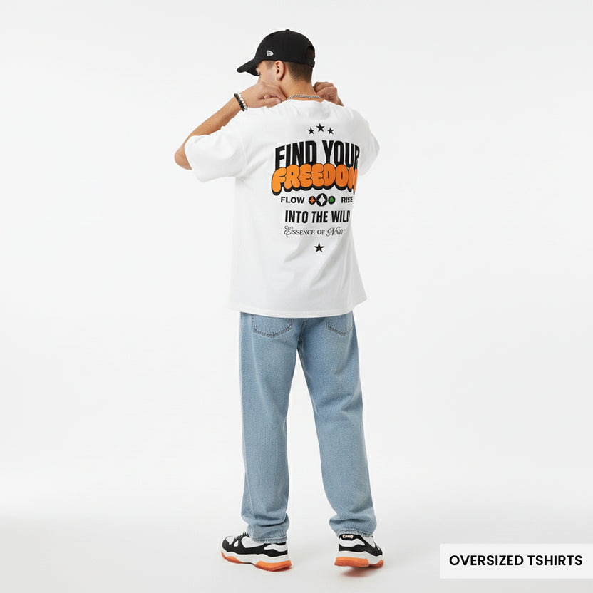 Find Your Freedom Oversized T Shirts