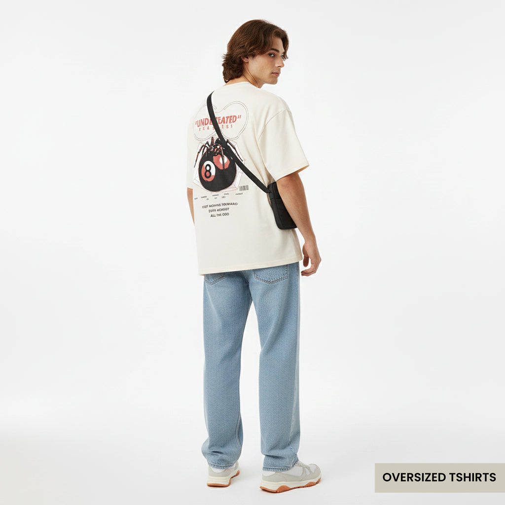 Undefeated Fearless Spider Oversized T Shirts