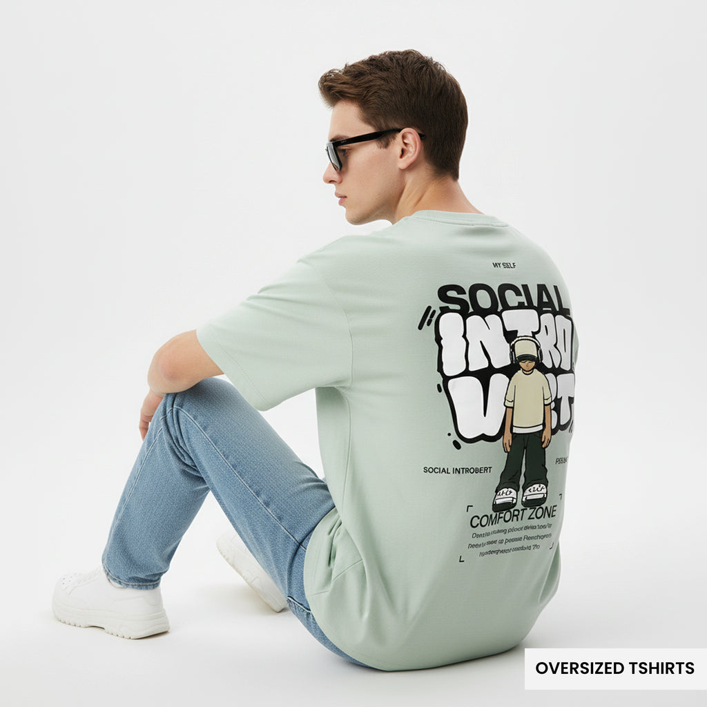 Social Introvert – Comfort Zone Edition Oversized T Shirts