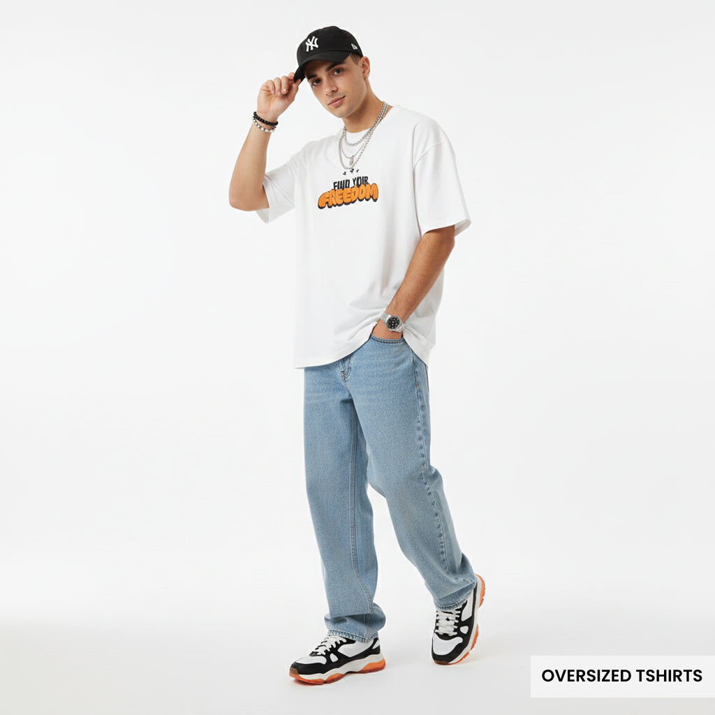Find Your Freedom Oversized T Shirts