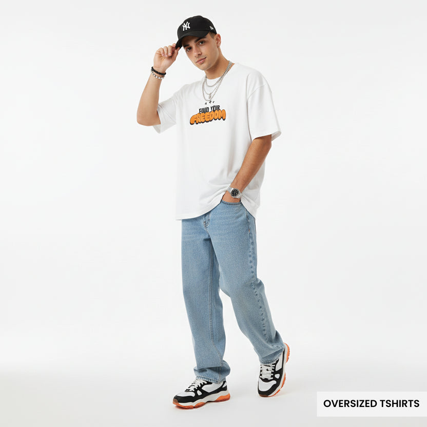 Find Your Freedom Oversized T Shirts