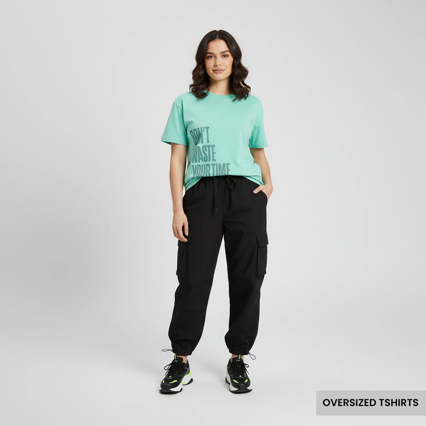 Don’t Waste Your Time Tee – Paper Chaser Graphic