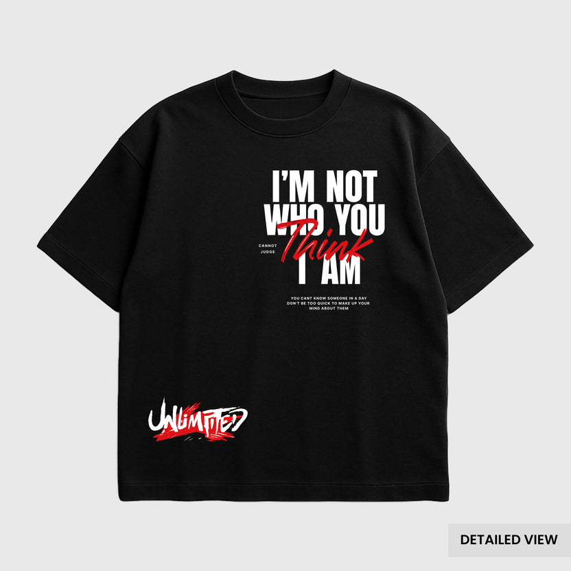 Unlimited Identity Oversized T Shirts