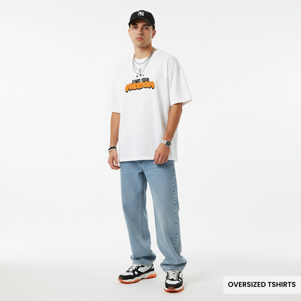 Find Your Freedom Oversized T Shirts