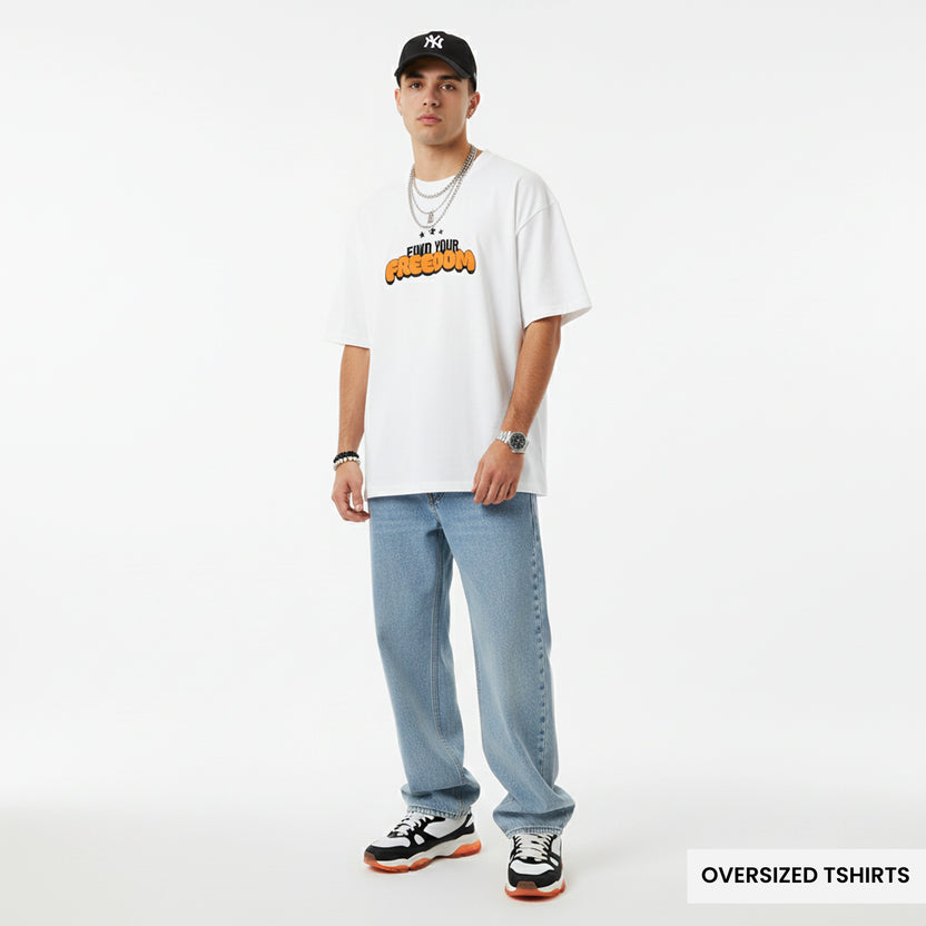 Find Your Freedom Oversized T Shirts