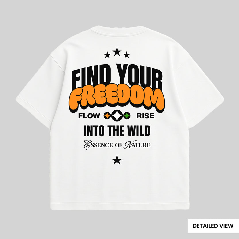 Find Your Freedom Oversized T Shirts