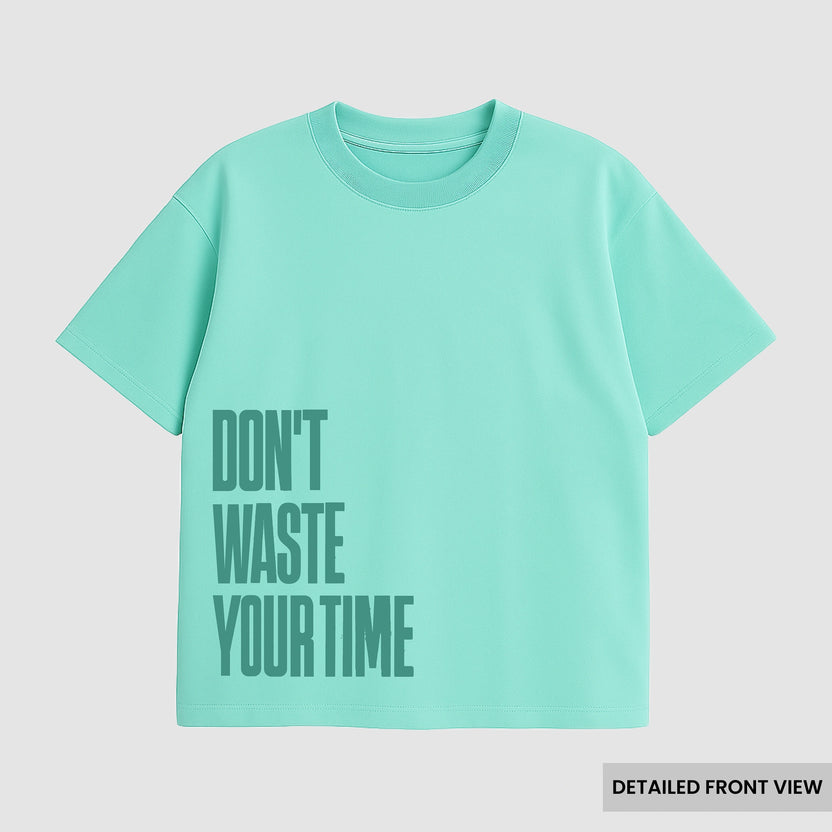 Don’t Waste Your Time Tee – Paper Chaser Graphic