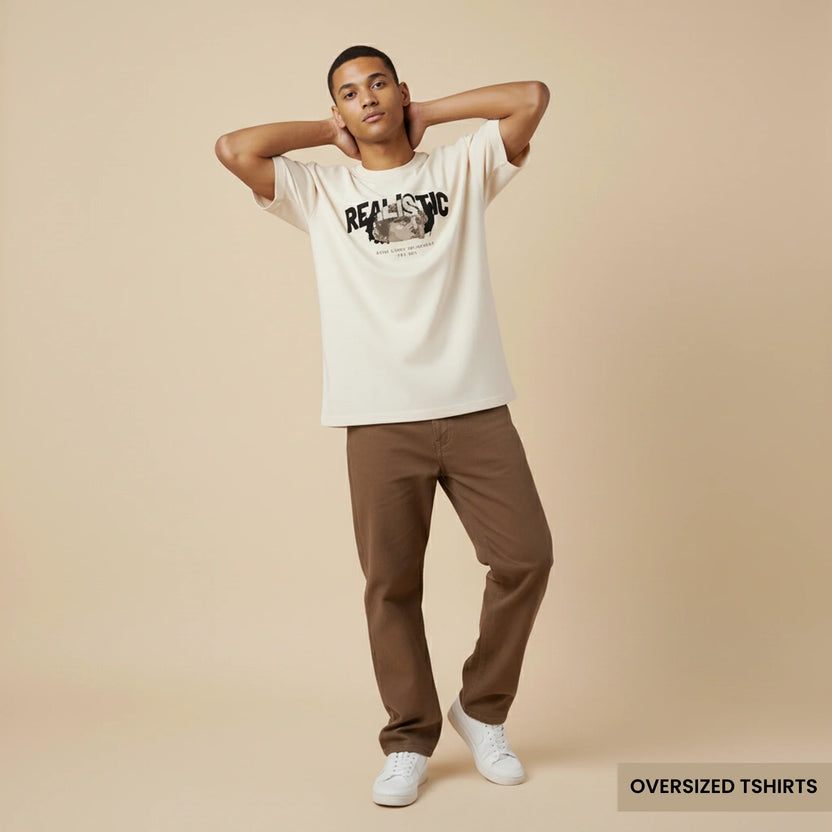 Realistic – Don’t Trust Everything You See Oversized T Shirts