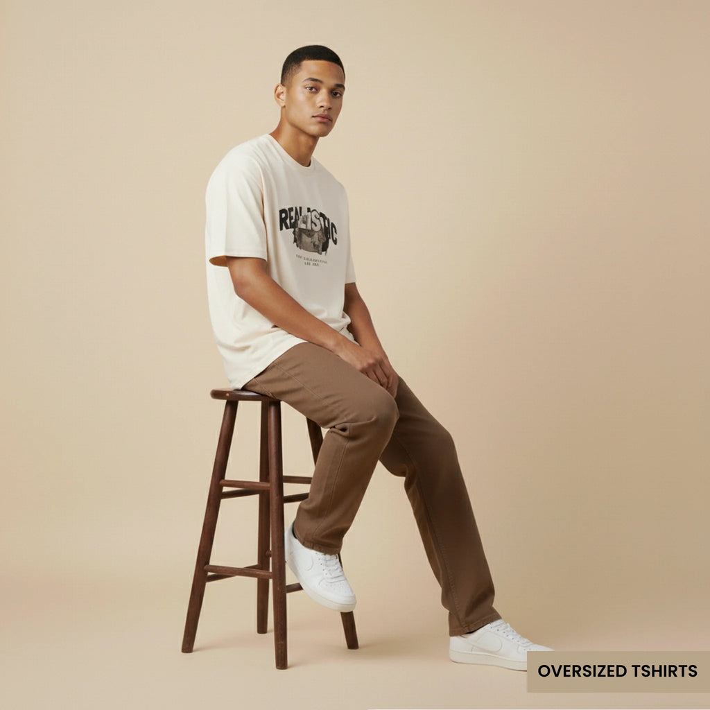 Realistic – Don’t Trust Everything You See Oversized T Shirts