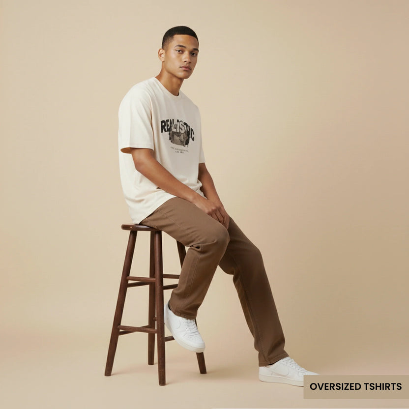 Realistic – Don’t Trust Everything You See Oversized T Shirts