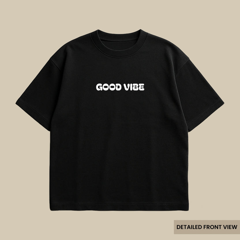 Good Vibe Back Wild Graffiti Oversized T Shirts