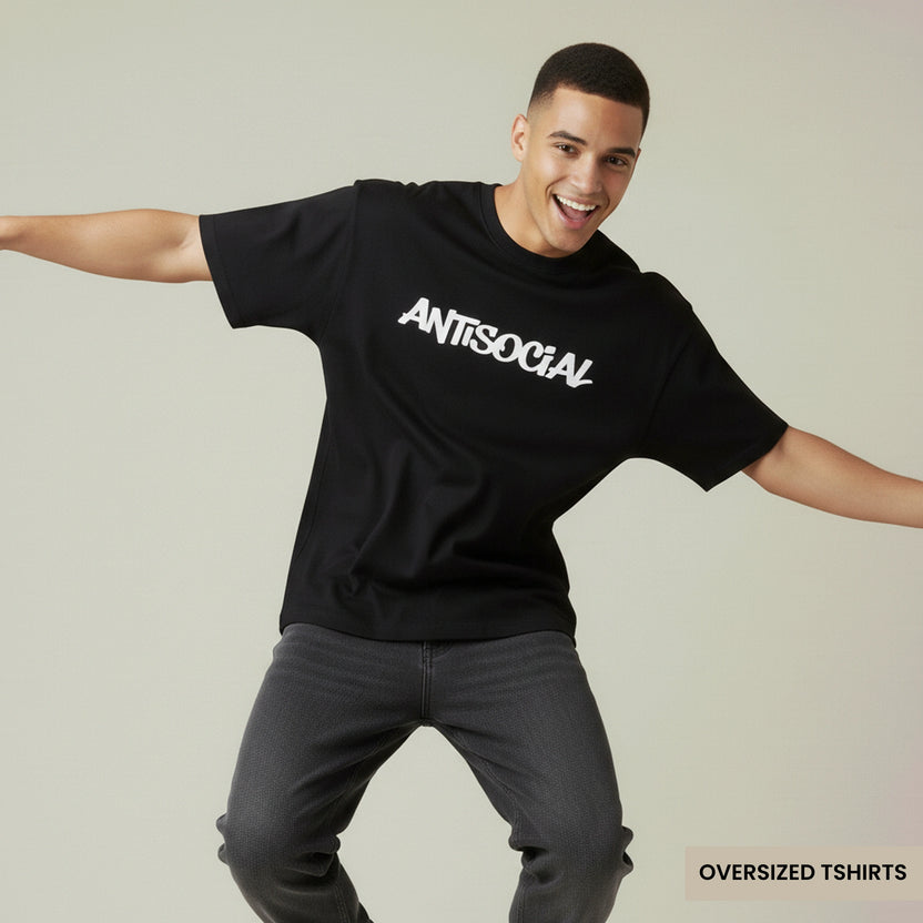 Antisocial - Chaos Oversized T Shirts