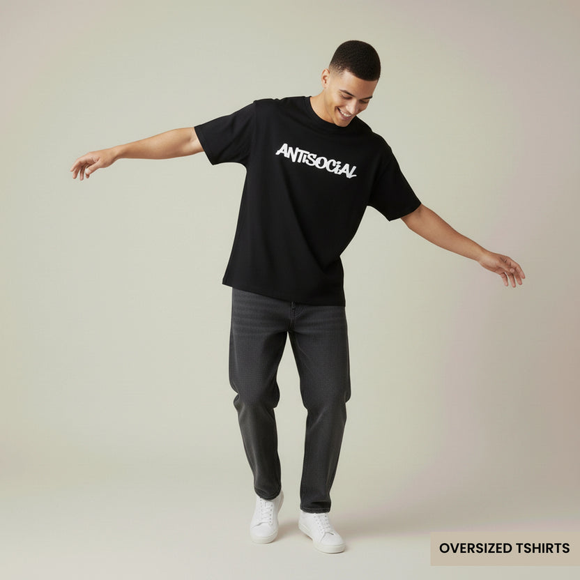 Antisocial - Chaos Oversized T Shirts