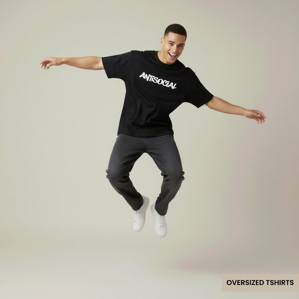 Antisocial - Chaos Oversized T Shirts