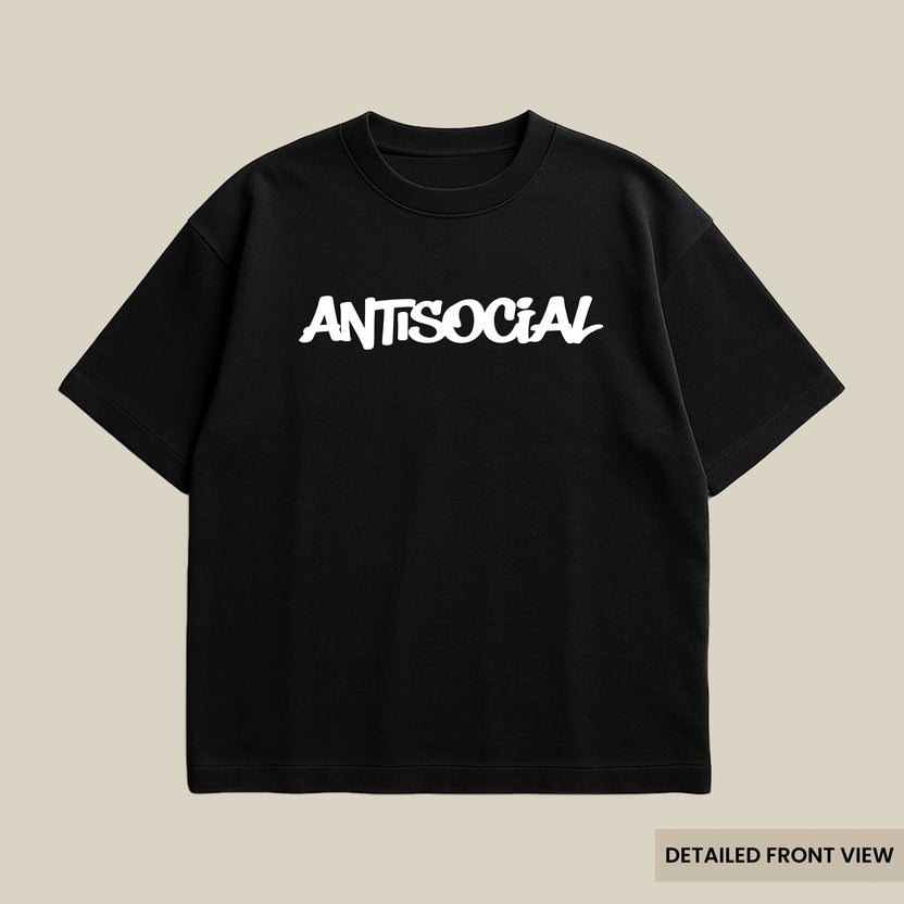 Antisocial - Chaos Oversized T Shirts