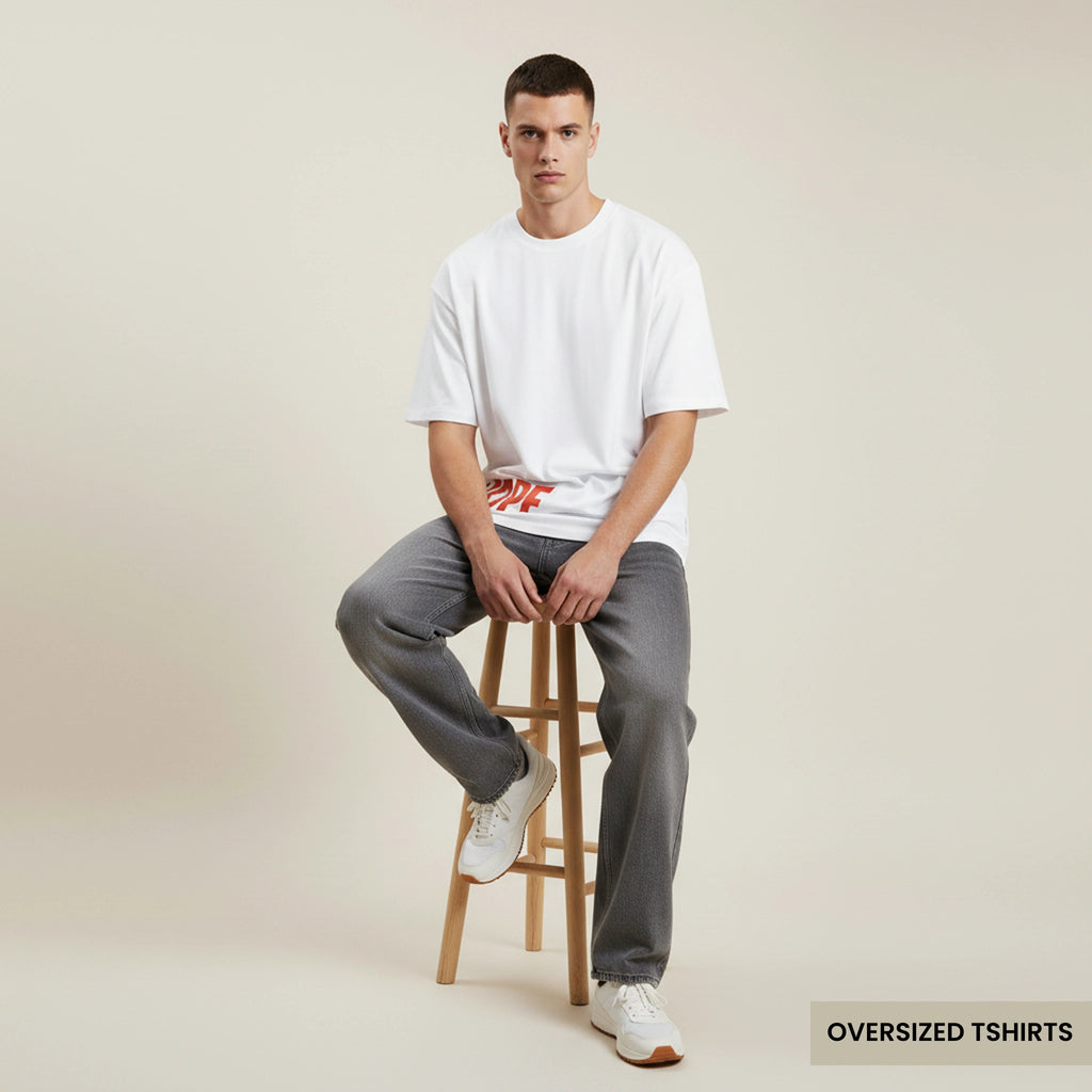 Hope - Drip Hand Oversized T Shirts