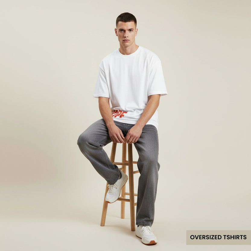 Hope - Drip Hand Oversized T Shirts