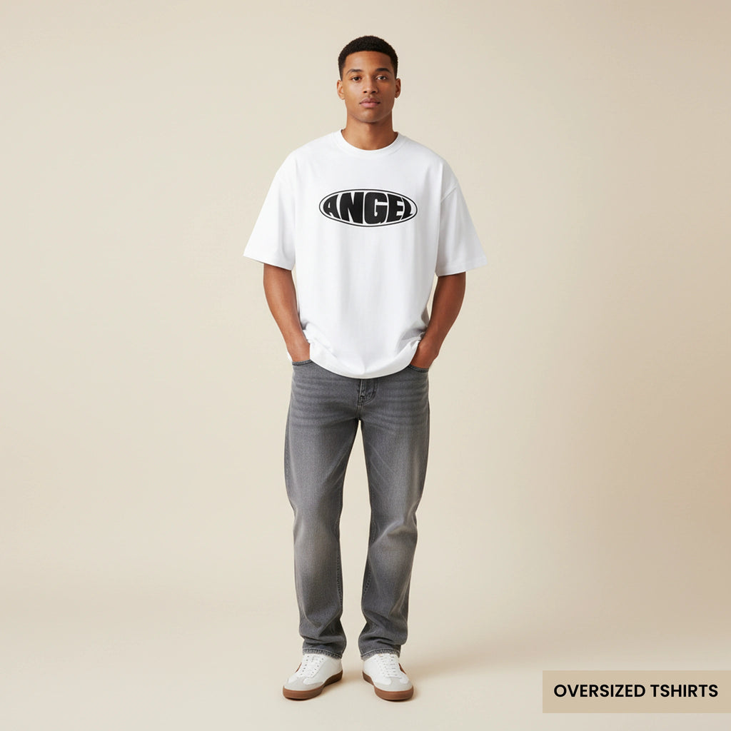 ANGEL - Graphic Tee For Men Oversized T Shirts