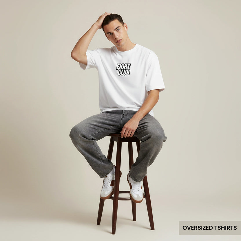 Fight Club Violence Oversized T Shirts