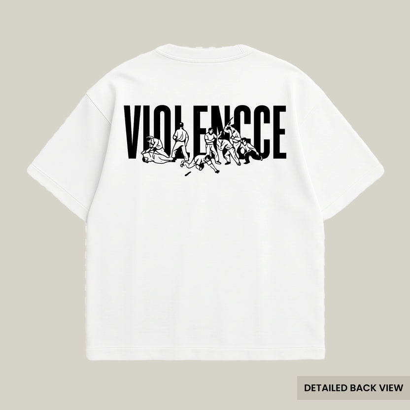 Fight Club Violence Oversized T Shirts