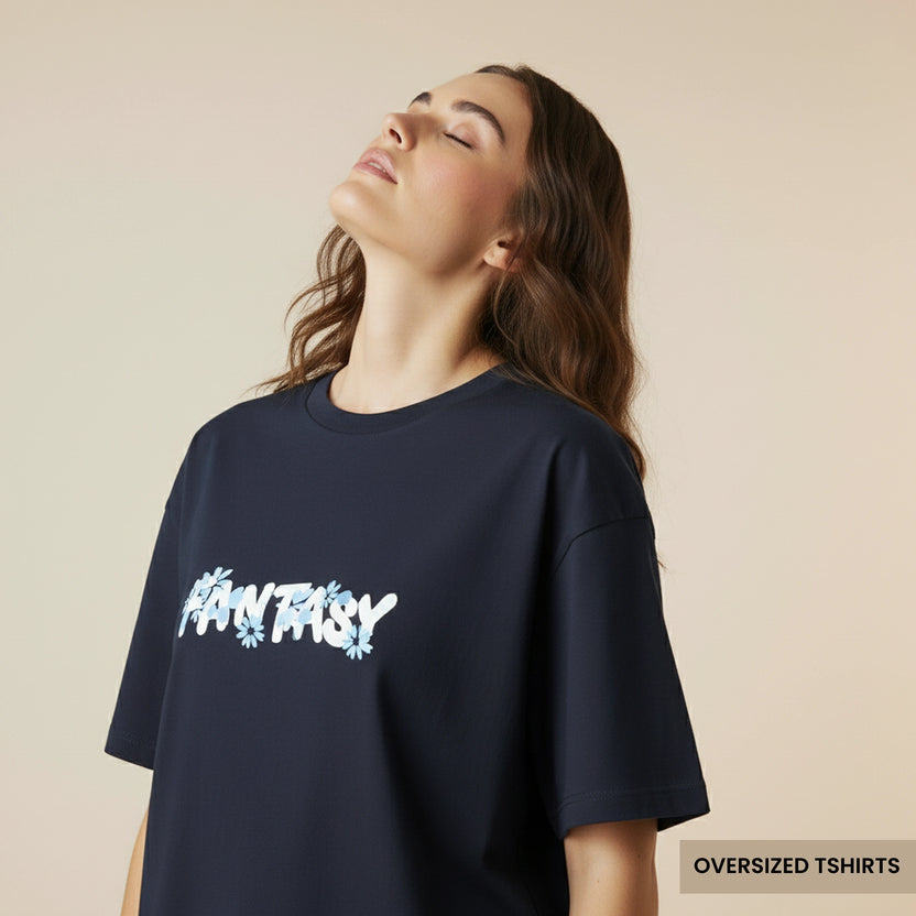 Fantasy – Floral Bubble Oversized T Shirts