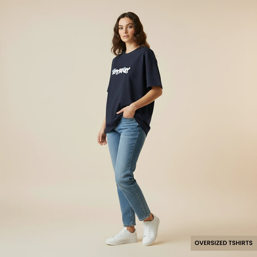 Fantasy – Floral Bubble Oversized T Shirts