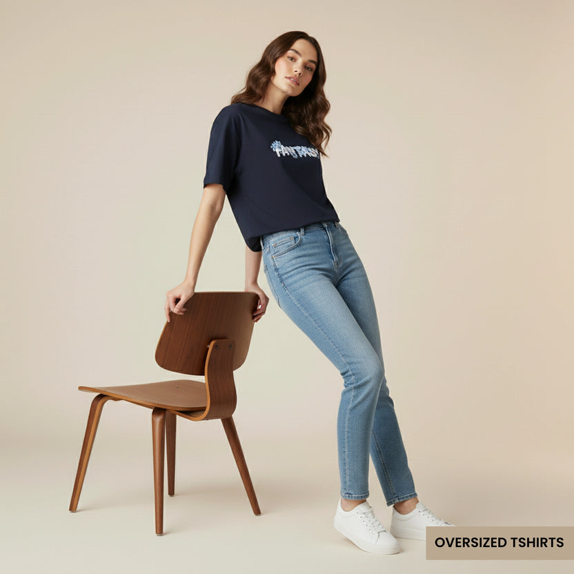 Fantasy – Floral Bubble Oversized T Shirts