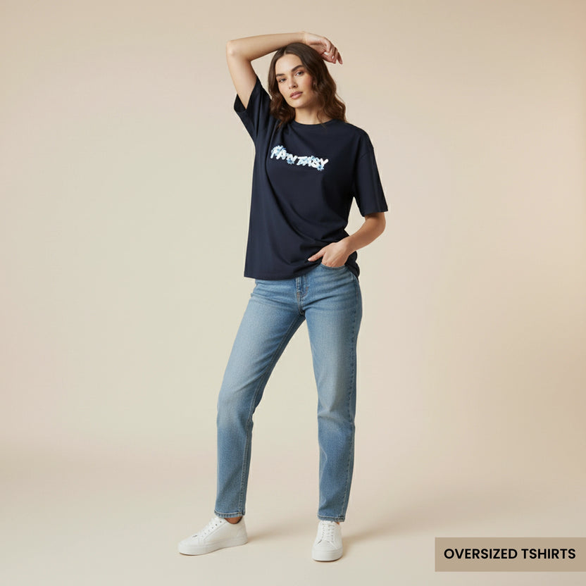 Fantasy – Floral Bubble Oversized T Shirts