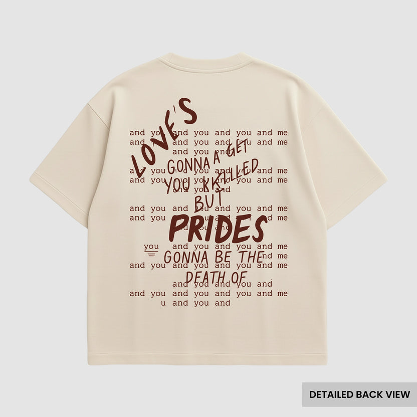 Death Angel – Love & Pride Oversized T Shirts