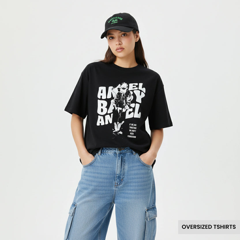 Angel Babe – Permission Oversized T Shirts