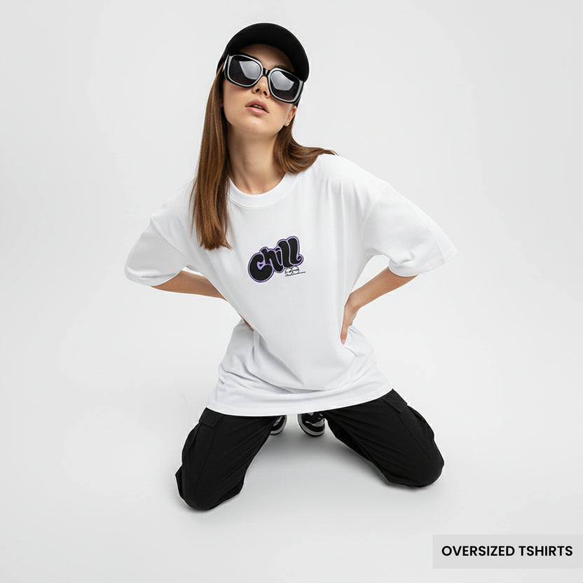 Chill – Minimal Bubble Oversized T Shirts