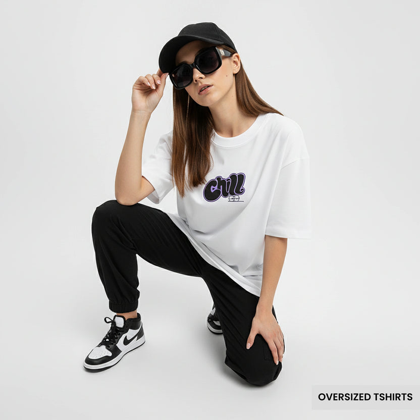 Chill – Minimal Bubble Oversized T Shirts