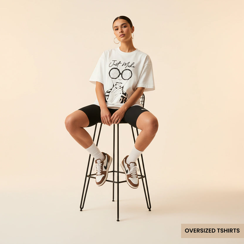 Just Make – Dream Come True Oversized T Shirts